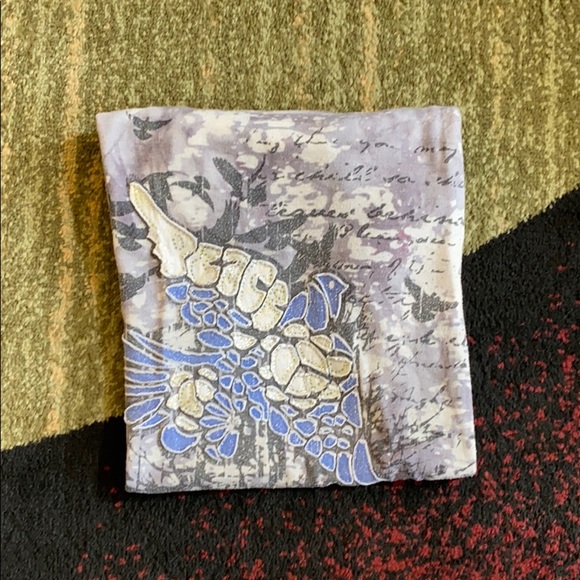 Fun 'peace' tee w/ rhinestone embellishment - Picture 2 of 4